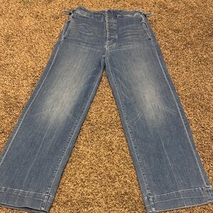 MOTHER jeans- Cropped flat front jeans